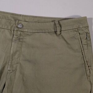 Birddogs Chino Pants Mens 38x34 Olive Green Stretch Casual Trousers